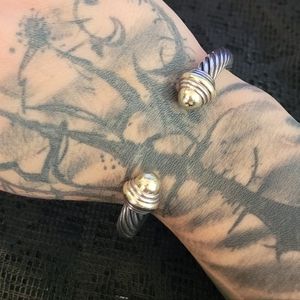 Cable Classic Collection Bracelet with 14K Yellow Gold (NO BOX)